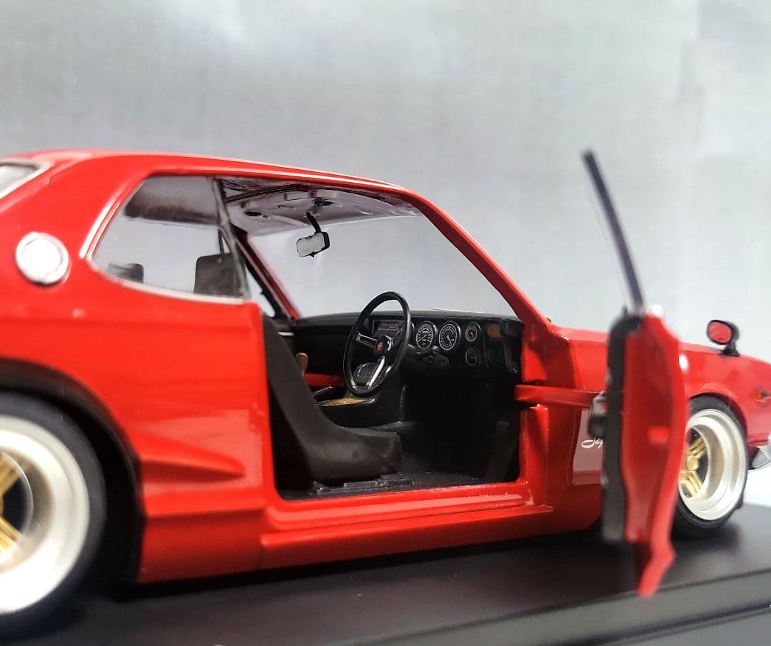 1/24 スカイライン改 ハコスカ2Dr GT-R シャドー ホイール 深リム