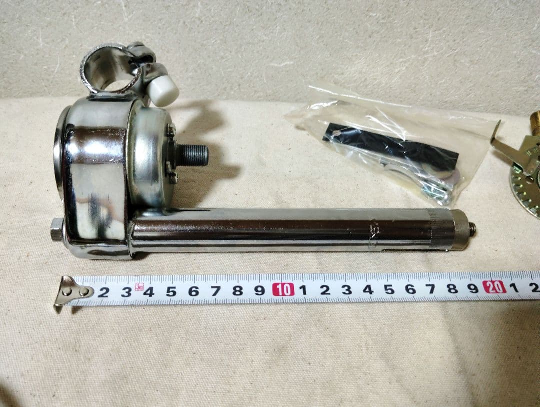 稀少 新品 ツノダ ステム埋め込み式メーター フラッシャー自転車