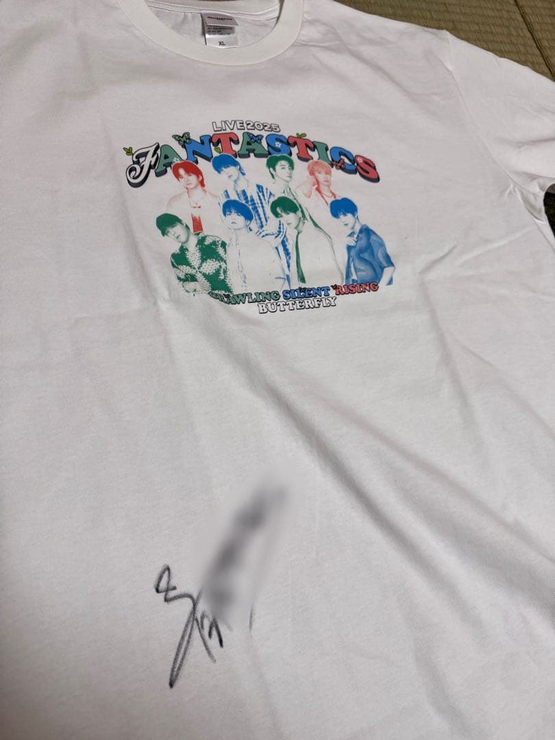 FANTASTICS ライブTシャツ 八木勇征直筆サイン入り - メルカリ