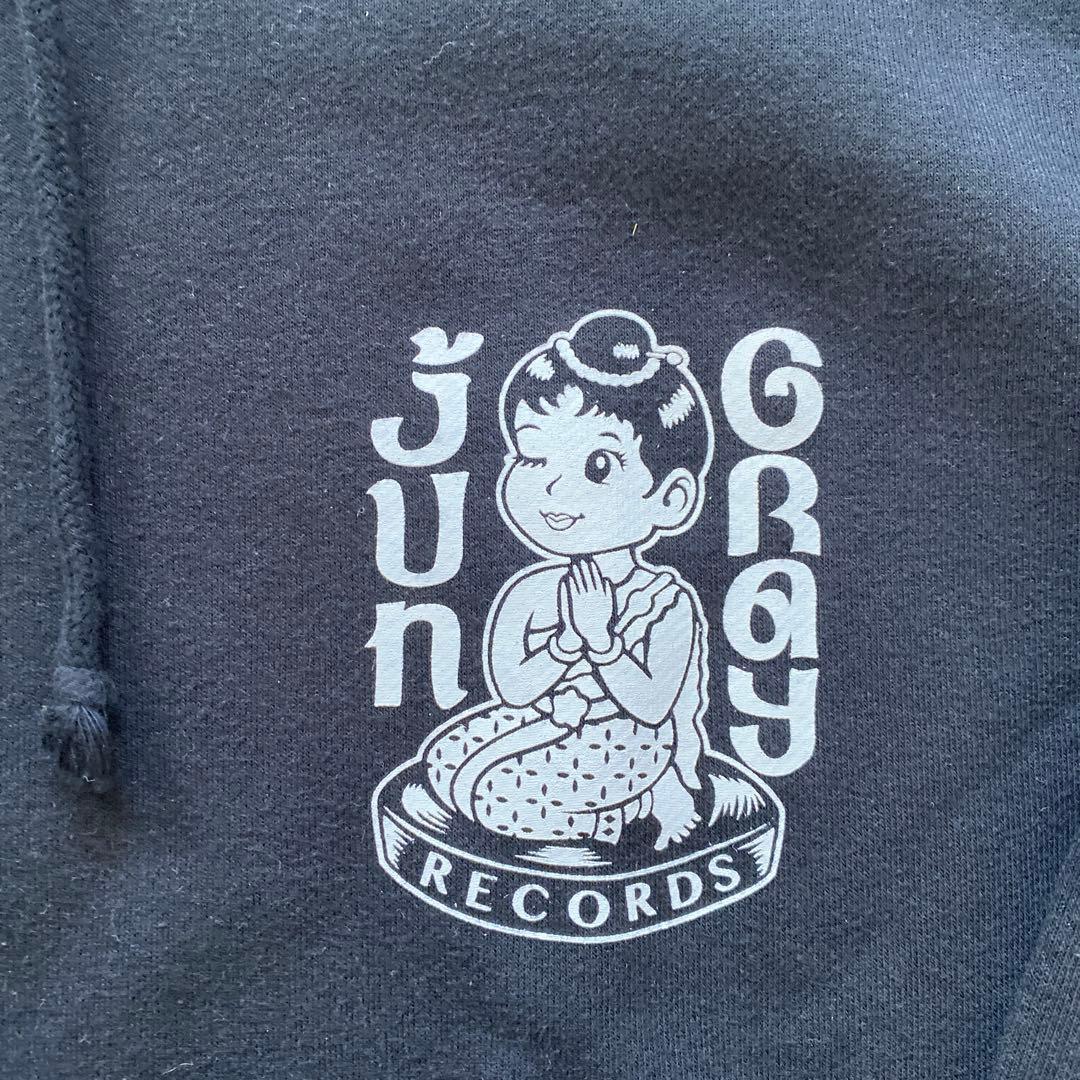 ☆未使用！Jun Gray Records パーカー Lサイズ ブラック☆