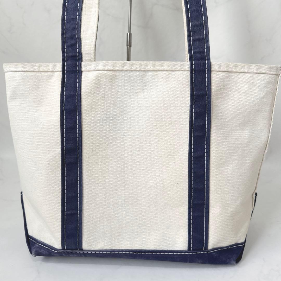 L.L.Bean 90s USA製 ボートアンドトート ロングハンドル ネイビー