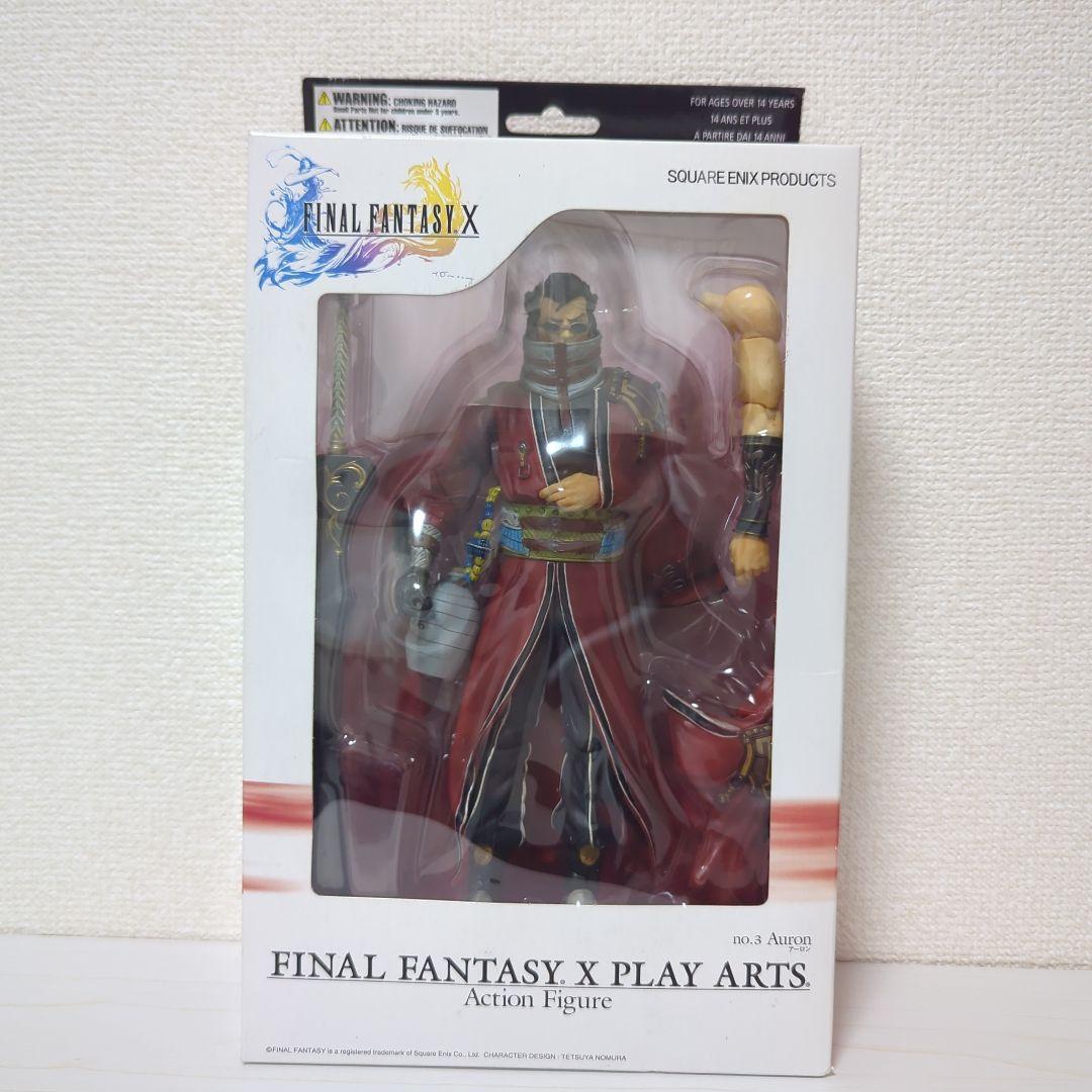 【希少】プレイアーツ　アーロン　ファイナルファンタジーX　アクションフィギュア 楽天市場】FINAL FANTASY X PLAY ARTS アーロン(PVC塗装済みアクション