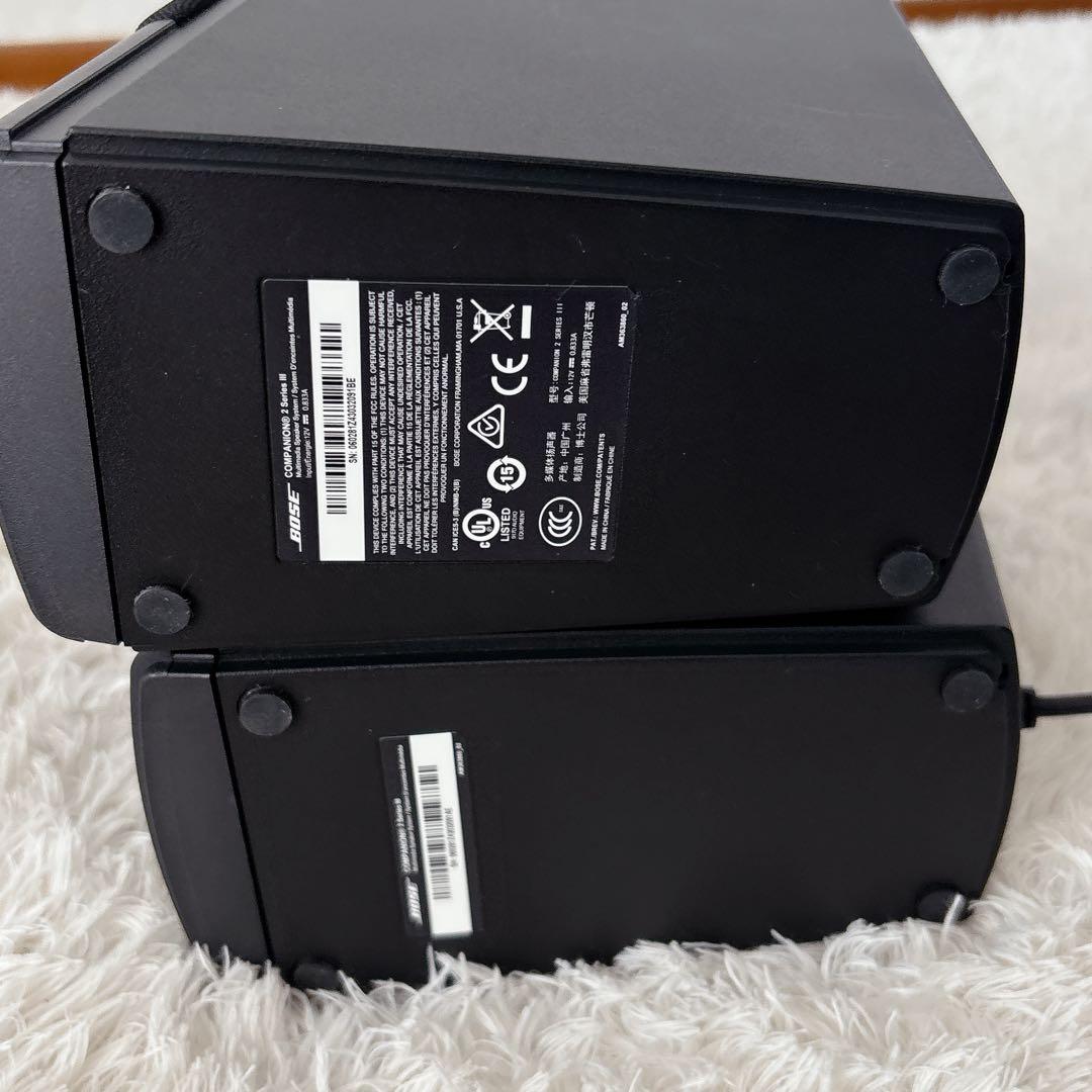 動作品】BOSE Companion 2 Series III 3 スピーカー