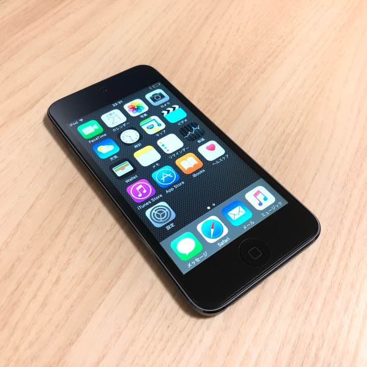 【期間限定値下げ】iPod touch 32GB (本体のみ) 中古】Apple 海外版 iPod touch 32GB ブルー (2015/第6世代)【京都