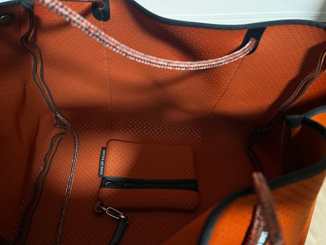 STATE OF ESCAPE トートバッグ オレンジ