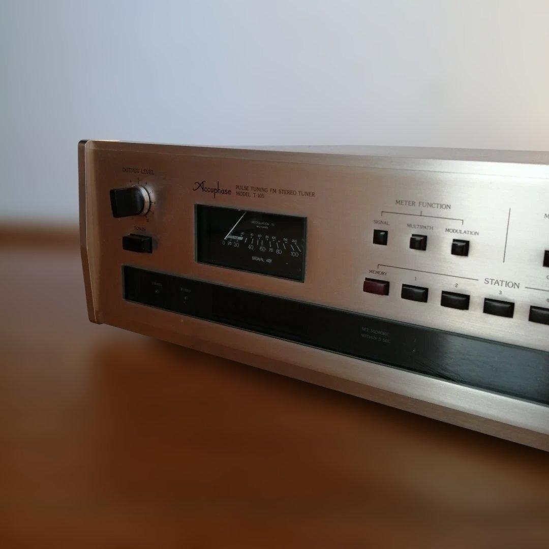 [少し難あり] ACCUPHASE T-105 FM専用シンセサイザーチューナー