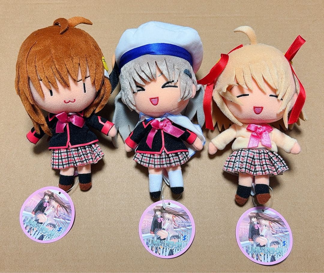 希少品 リトルバスターズ　まったりぬいぐるみ セット　key トイズワークスコレクション にいてんご リトルバスターズ