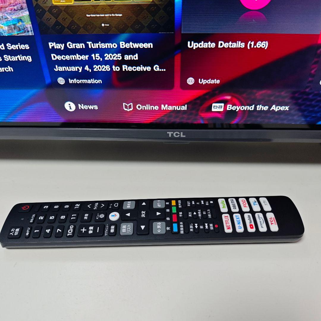 美品 TCL Android テレビ 32インチ 32S5401