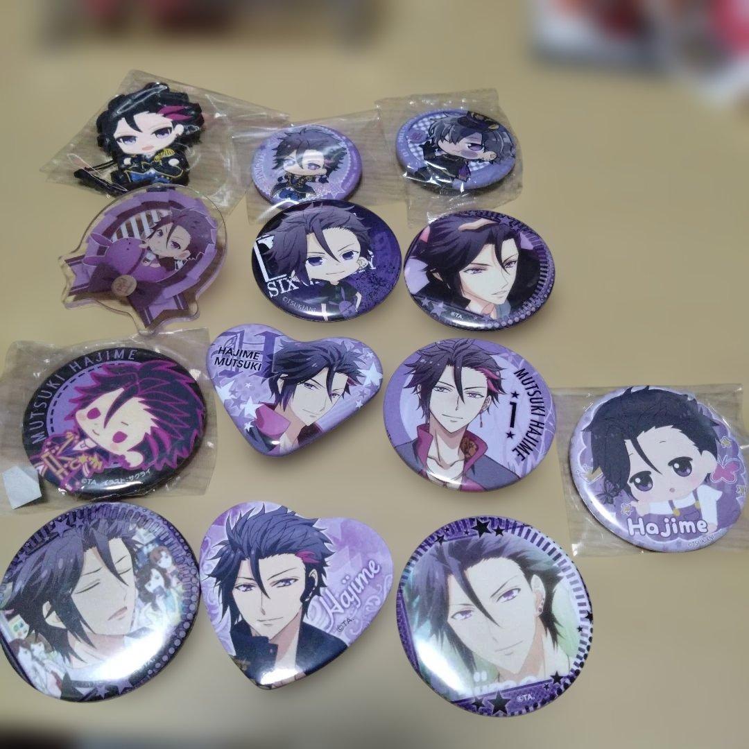 ツキウタ 睦月始 缶バッジ ラバスト - メルカリ