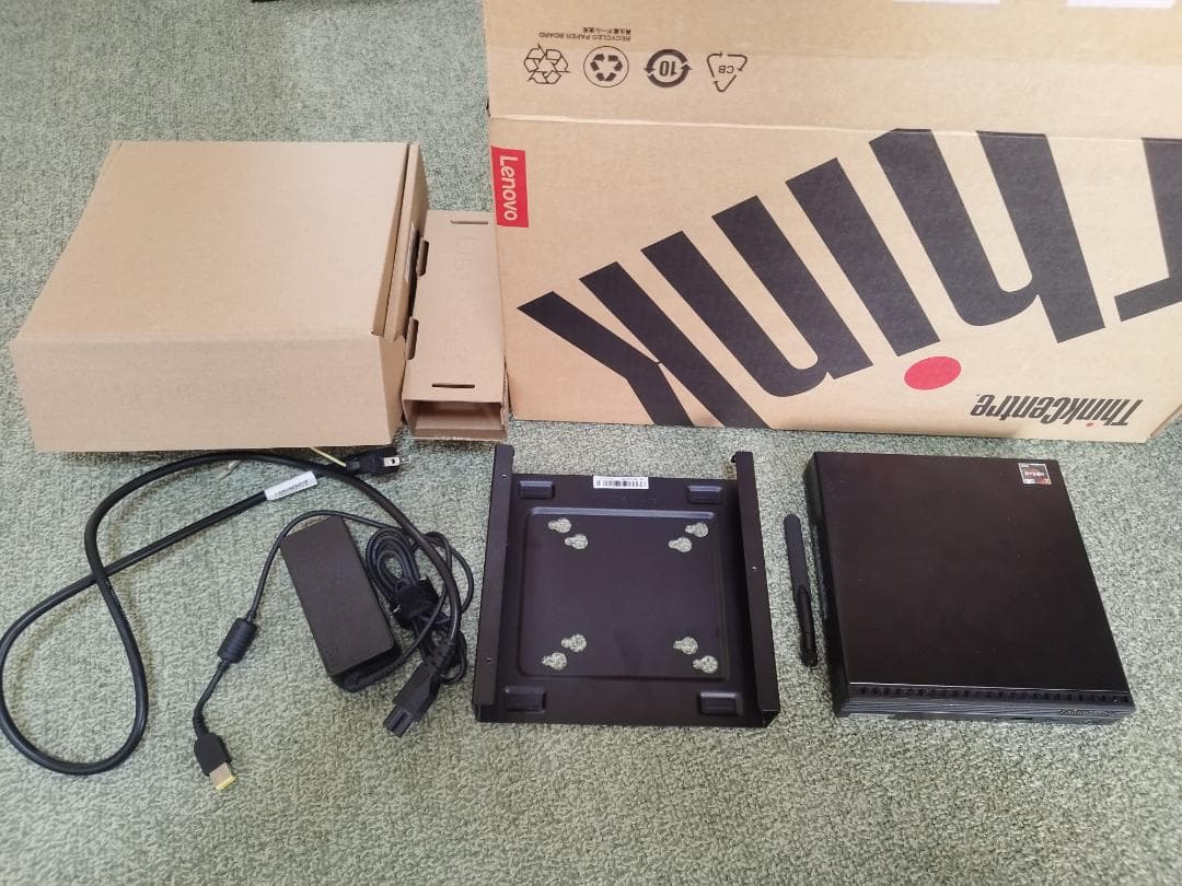 ミニPC Lenovo ThinkCentre M75q Gen2 Ryzen7 2TB