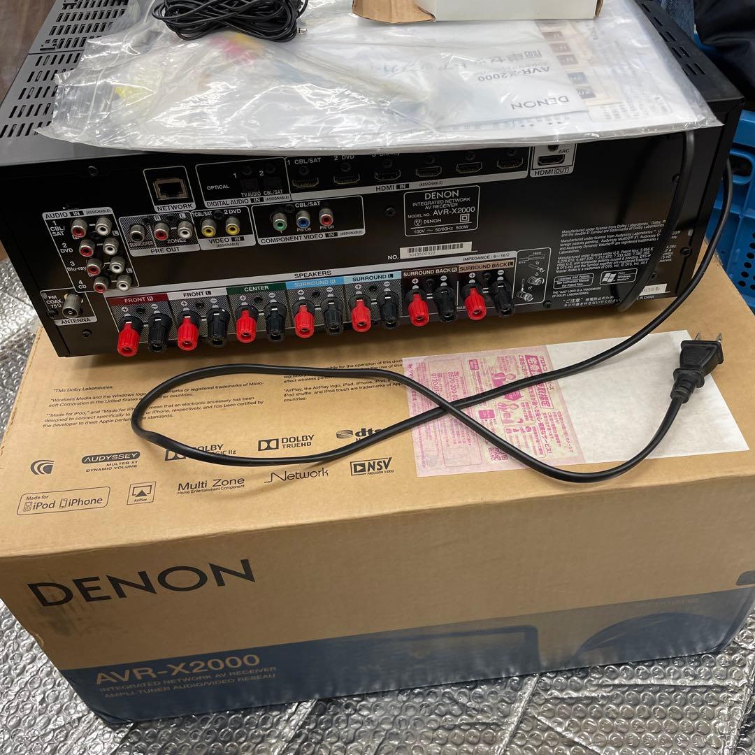 引取歓迎）デノン AVR-X2000-K