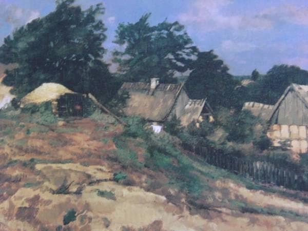 カール・シューフ、シュヴィーロ湖畔フェルヒの家、19世紀外国巨匠作家