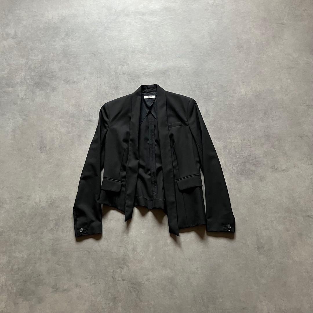 00s HELMUT LANG asymmetry wool jacket - メルカリ