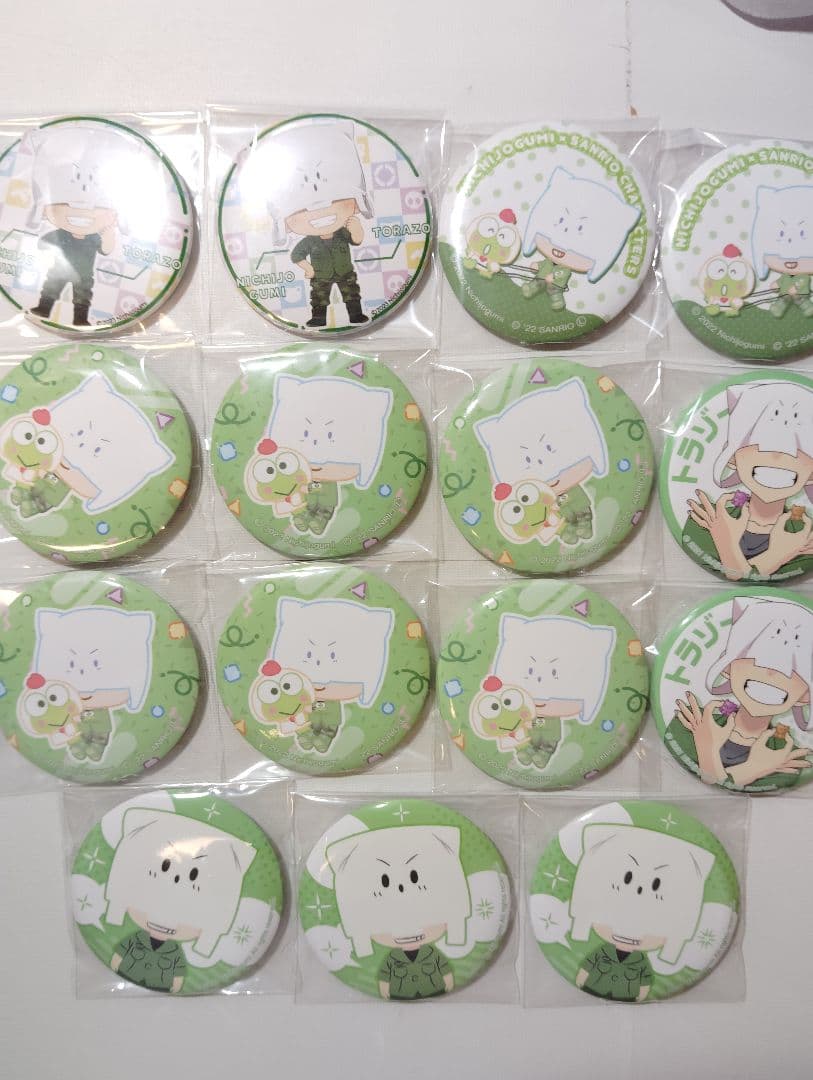 日常組 トラゾー まとめ売り 缶バッジ - メルカリ