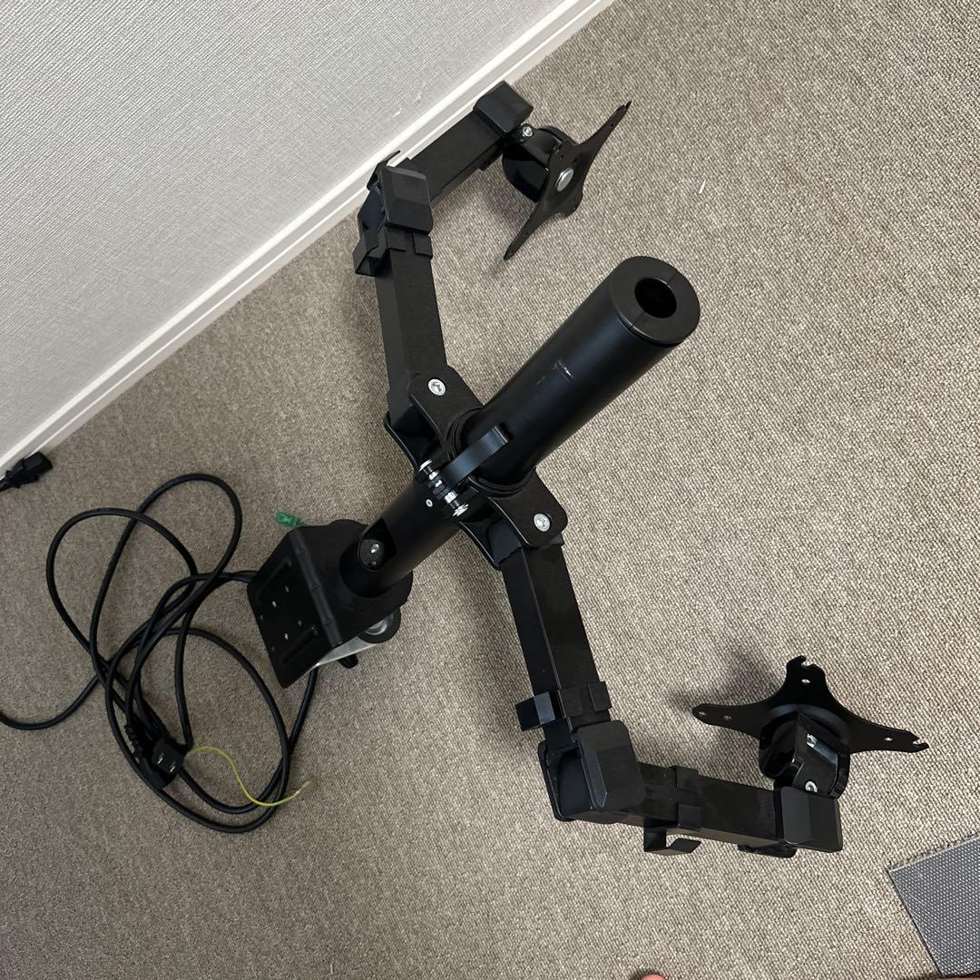 HP E233 23インチ 19年製 デュアルモニター アーム付き