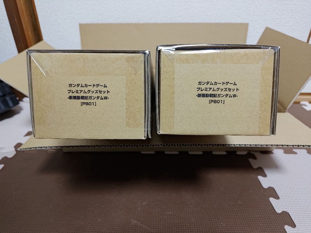 ガンダムカードゲーム プレミアムグッズセット 新機動戦記ガンダムW 2box BANDAI（バンダイ） ガンダムカードゲーム プレミアムグッズセット-新