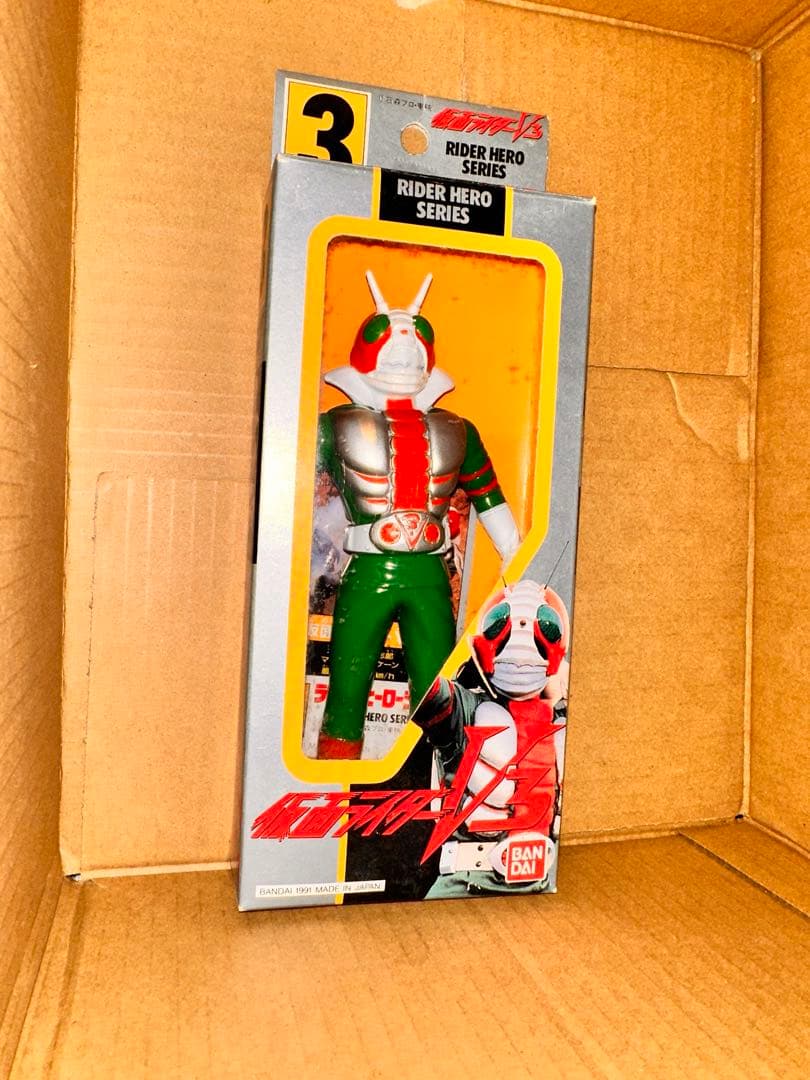 1991年製 ライダーヒーローシリーズ 2 3 4仮面ライダーV3 ライダーマン