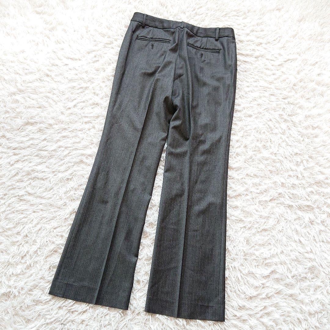 23区 バハリエ ヨーロッパ生地 パンツスーツ ストライプ 大きいサイズ