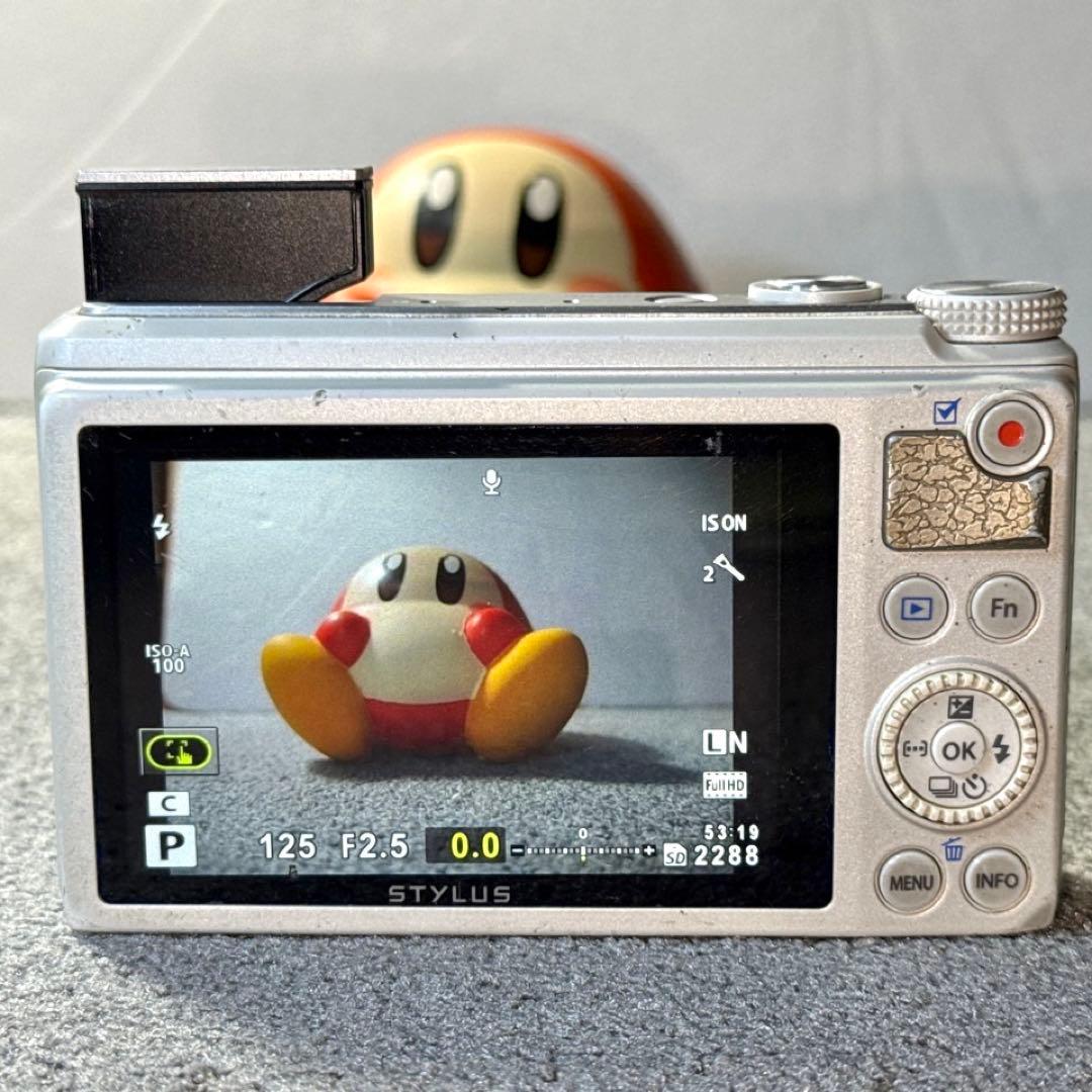 ☆動作OK OLYMPUS XZ-10 バッテリー＆SDカード付き