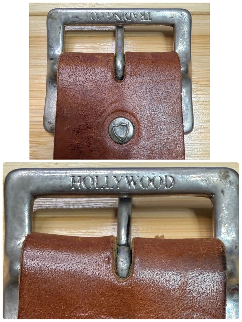 ⭐️HTC⭐️オーバーレイスティングレイベルト⭐️ブラウンレザー