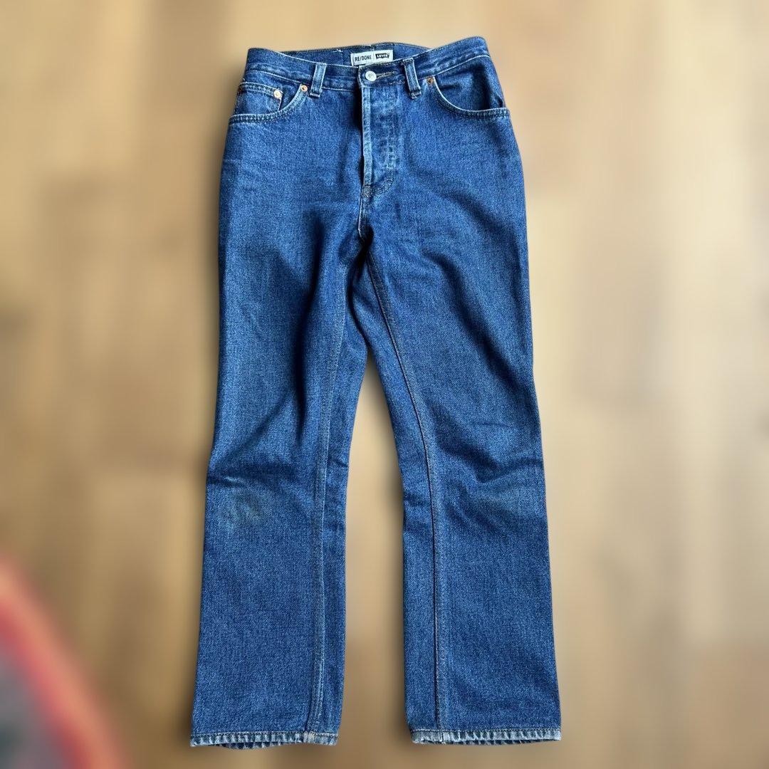 リダンデニム RE DONE with levisデニム 24 Levi's High Rise Wide Leg – RE/DONE