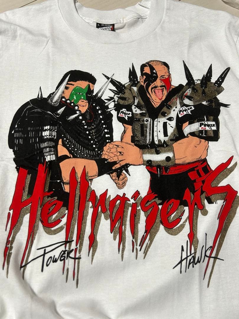 最終価格】90s USA Hellraisers ヘルレイザーズ プロレスT - メルカリ