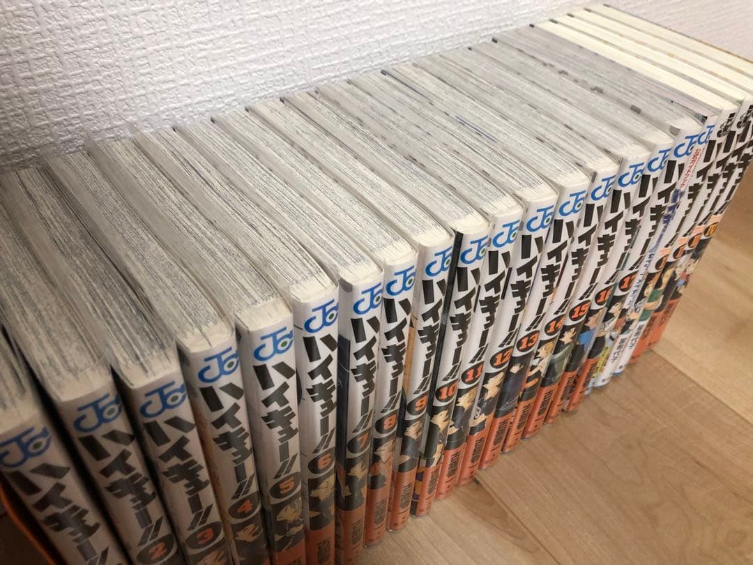 日焼けなし◎クリアカバー付き◎ハイキュー1〜17巻+ショーセツ - メルカリ