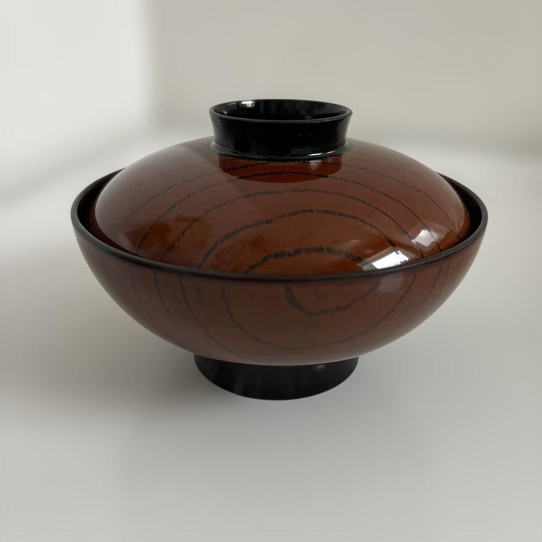 ✴︎昭和レトロ・輪島塗・辰三作・特選うるし塗・蓋付きお吸い物椀 10