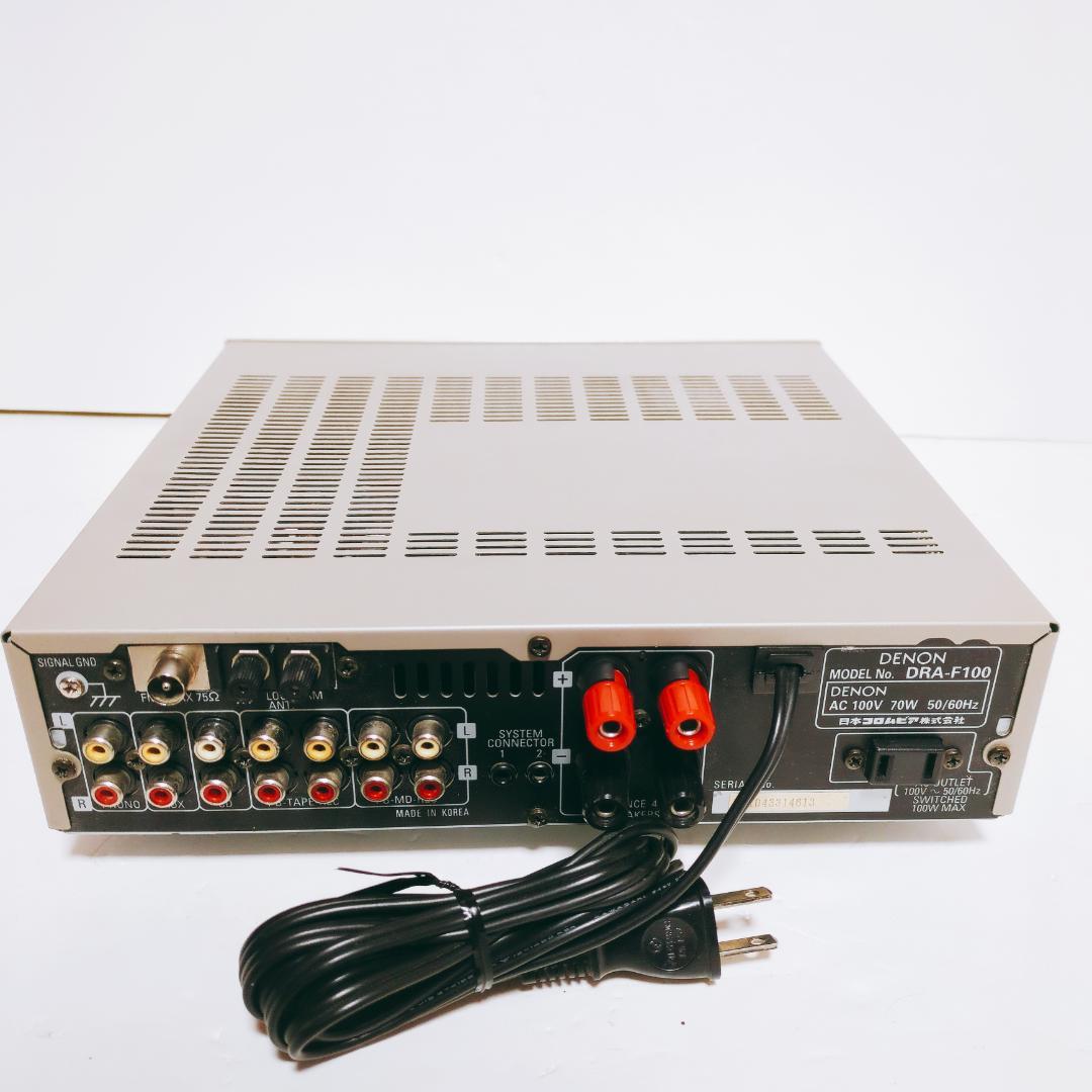 DENON DRA-F100-N ゴールド FM/AMチューナー内蔵アンプ