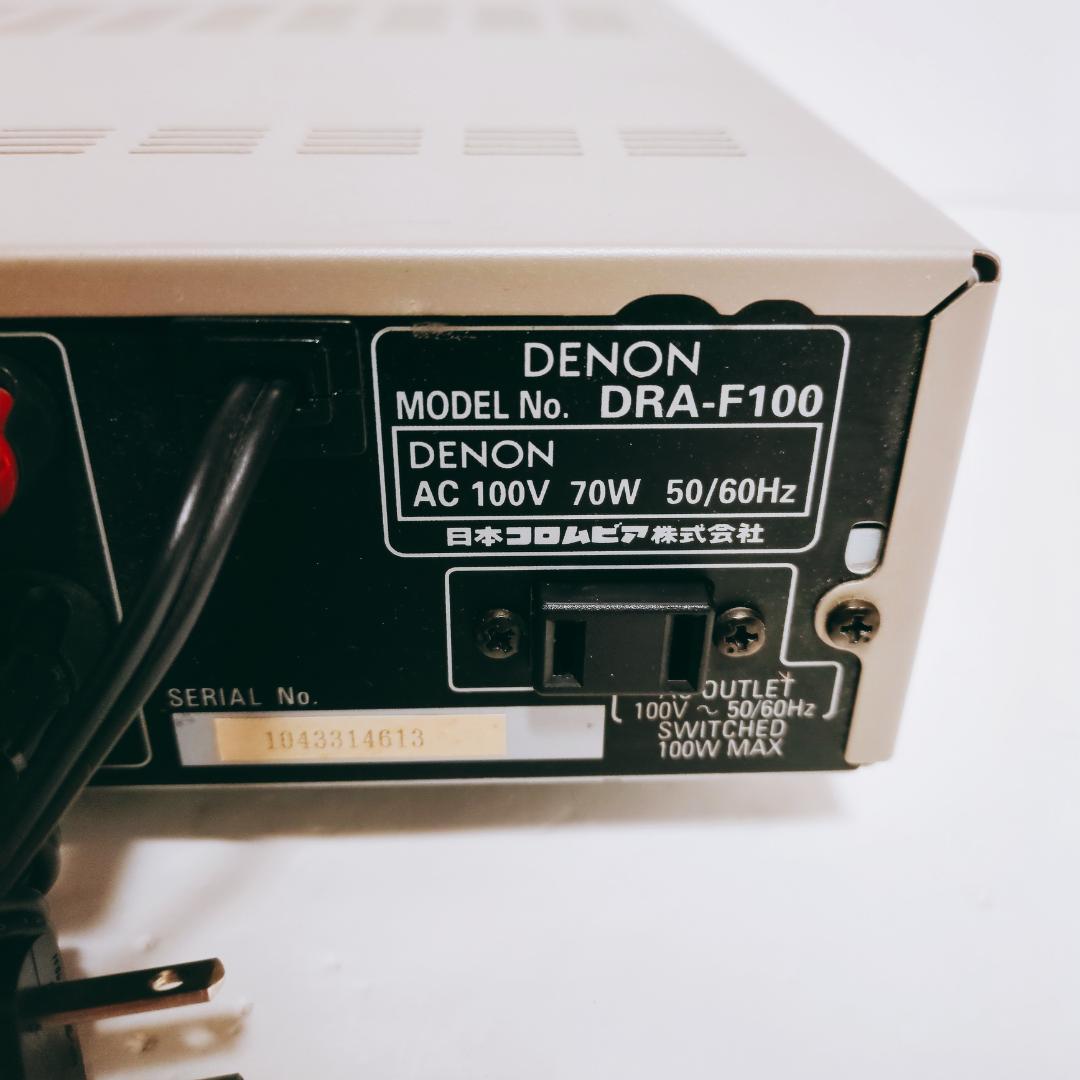DENON DRA-F100-N ゴールド FM/AMチューナー内蔵アンプ