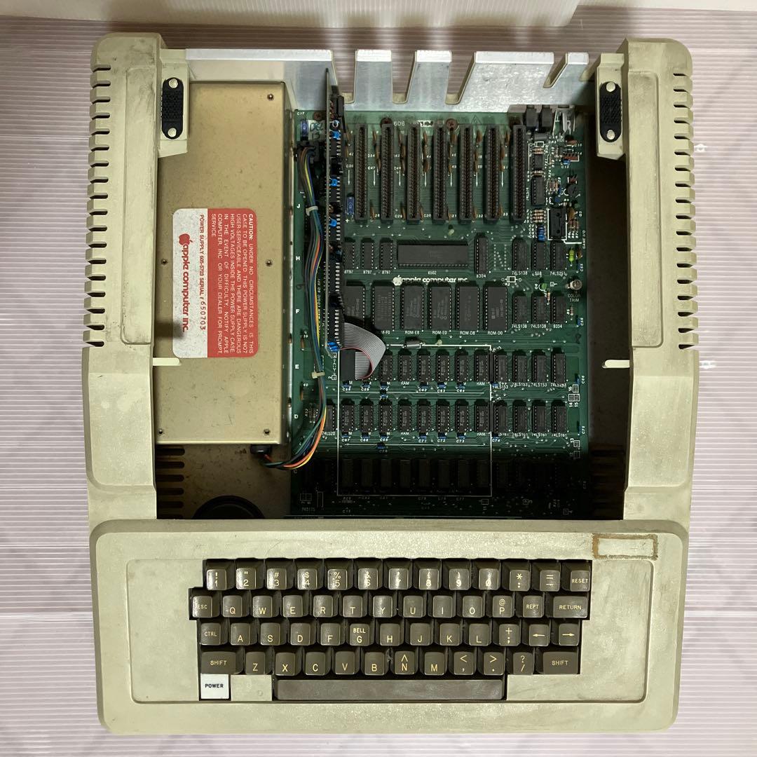 AppleⅡ plus diskⅡ 2台 モノクロディスプレイモニタ