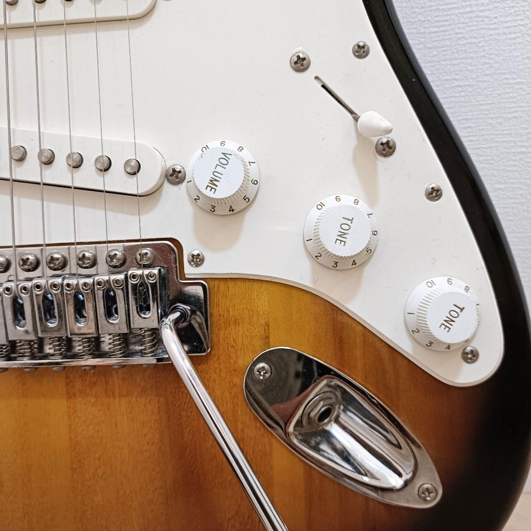 メンテ済】Squier エレキギター ストラトキャスター サンバースト