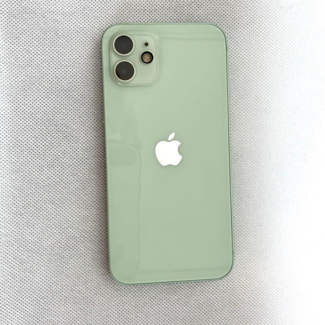iphone12 64GB グリーン 箱付き バッテリー86％ - メルカリ