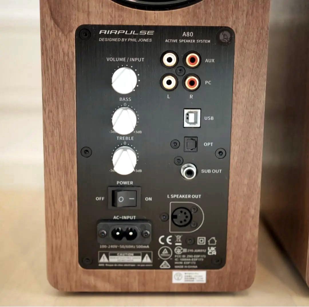 AIRPULSE A80　スピーカー 元箱有り　美品　限定値下げ