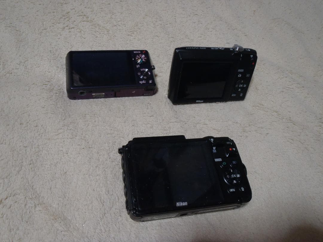 ⭕️デジカメ❤️２台セット★各メーカー揃い★今は、バッテリー付き