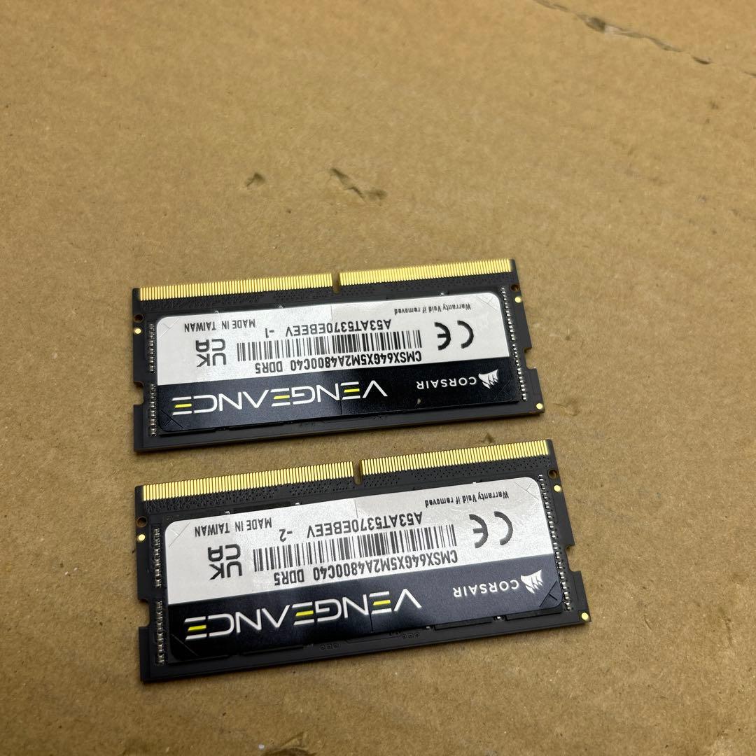 ジャンク　CORSAIR DDR5-4800MHz VENGEANCE 64GB