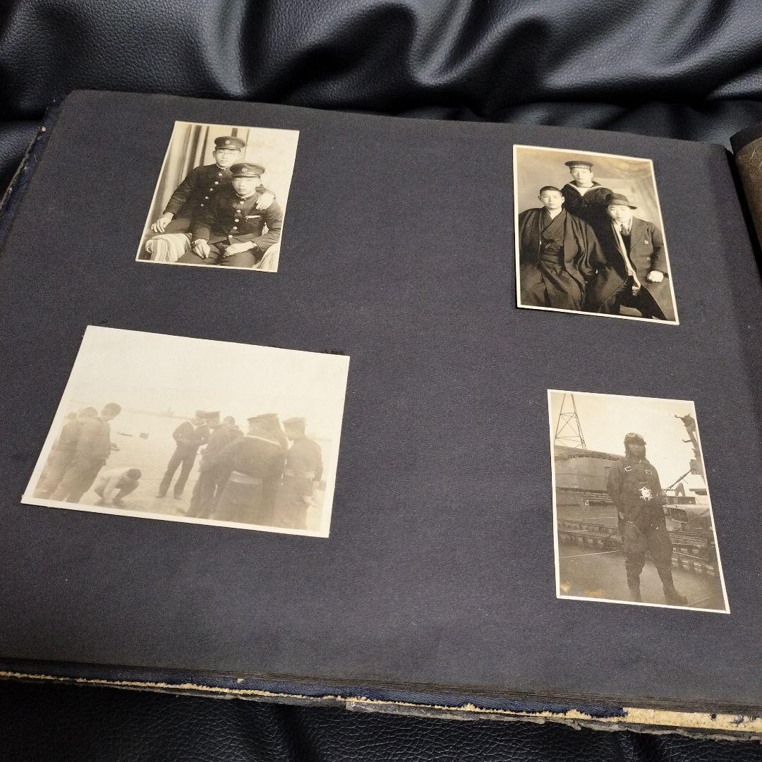旧日本軍 軍人 戦前 戦時中 白黒写真集 アルバム 骨董 - メルカリ