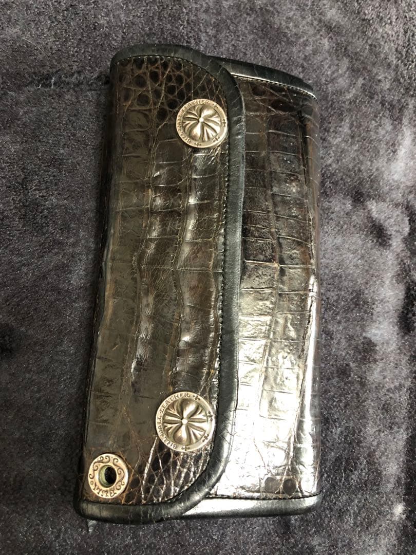 予約済みいちさま専用BWLビルウォールレザー20万 長財布アリゲーター