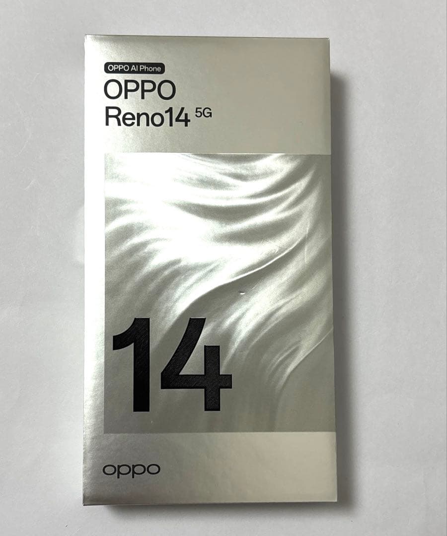 【新品未開封】OPPO CPH2737 Reno14 5G オパールホワイト