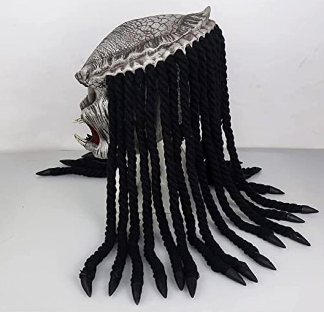 輸入品】ハロウィン エイリアン プレデターマスク AVP ラテックス