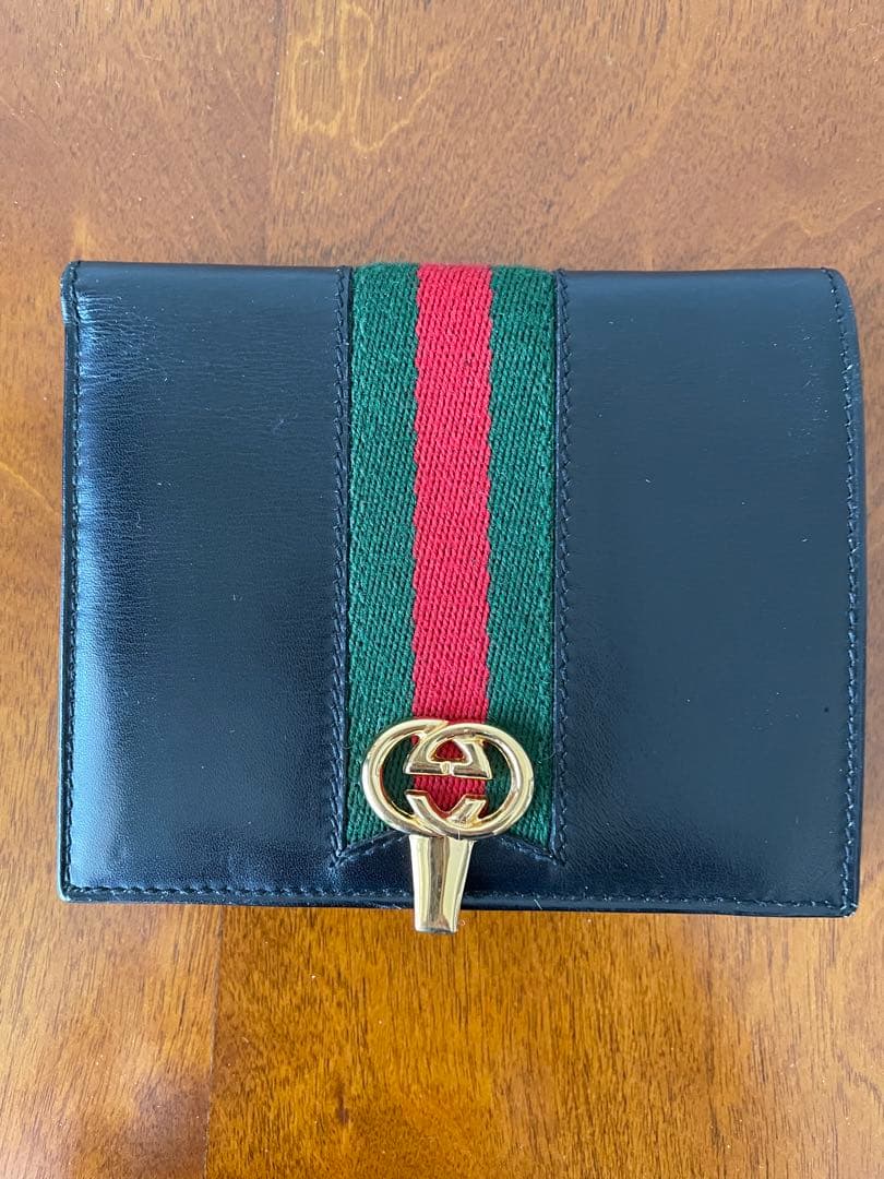GUCCI オールドグッチ シェリーライン 二つ折り財布 GUCCI（グッチ） オールドグッチ 二つ折り財布 シェリーライン