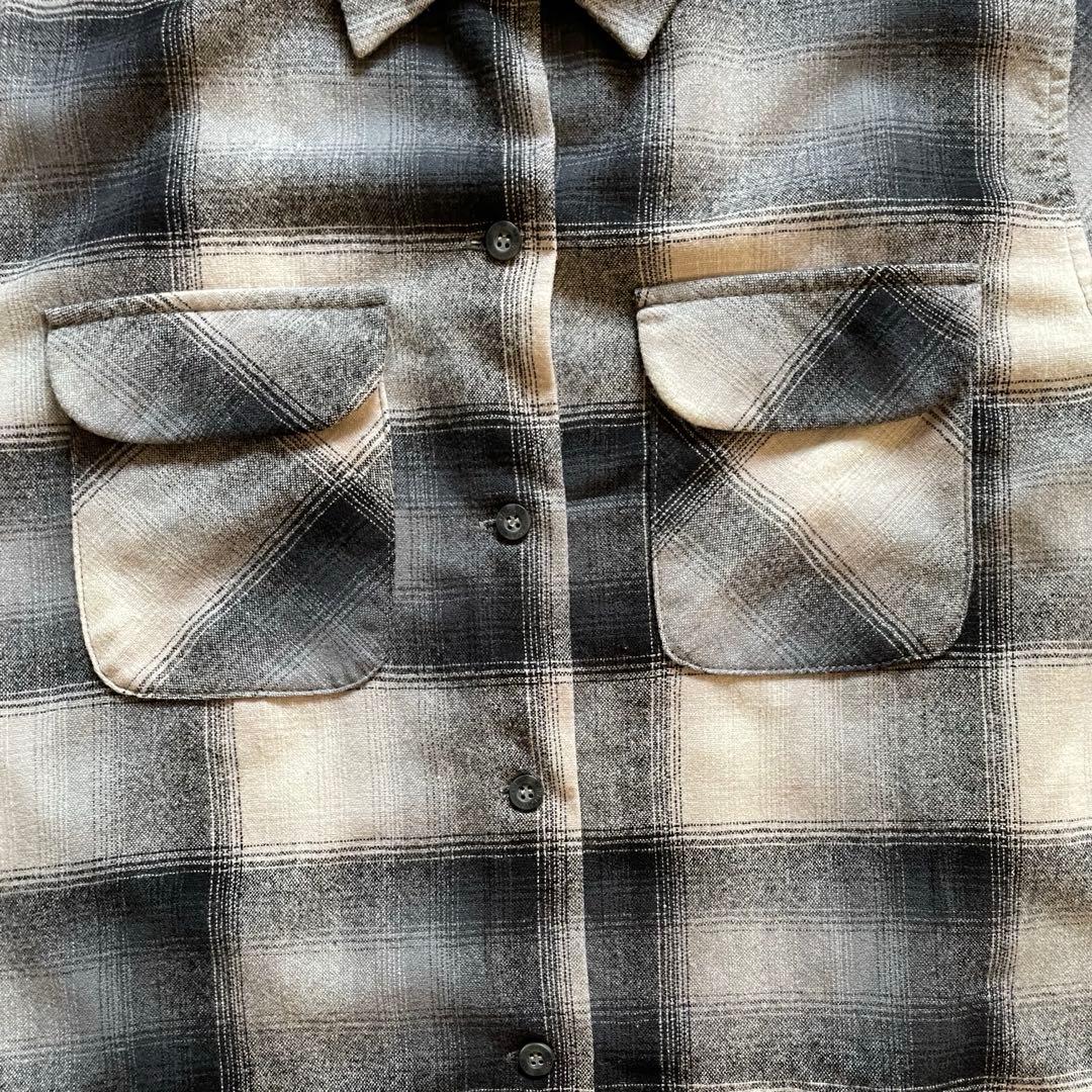 好配色 PENDLETON オンブレ シャドー ボードシャツ ペンドルトン M