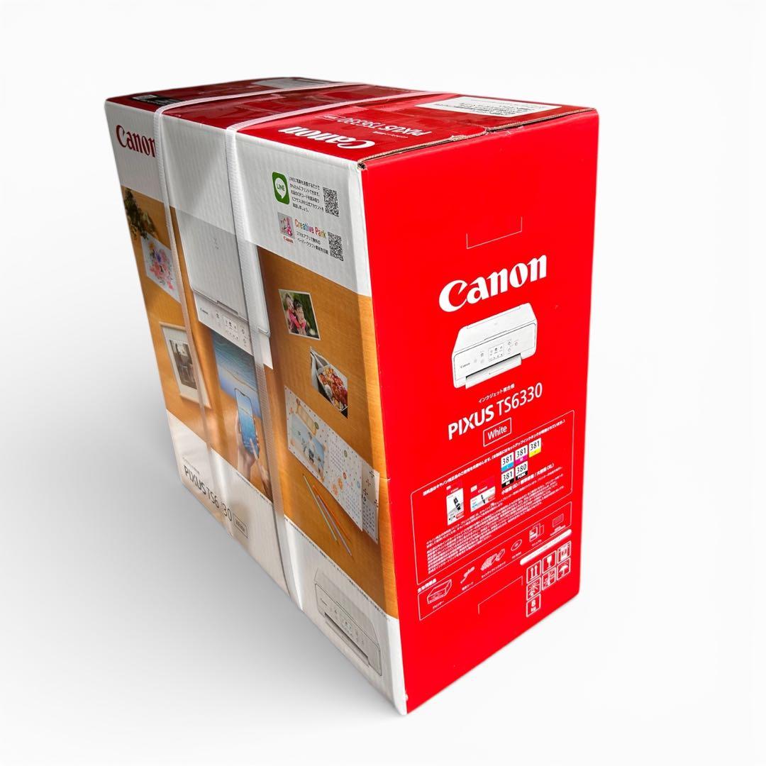 新品⭐︎Canon TS6330 ホワイト インクジェットプリンター - メルカリ