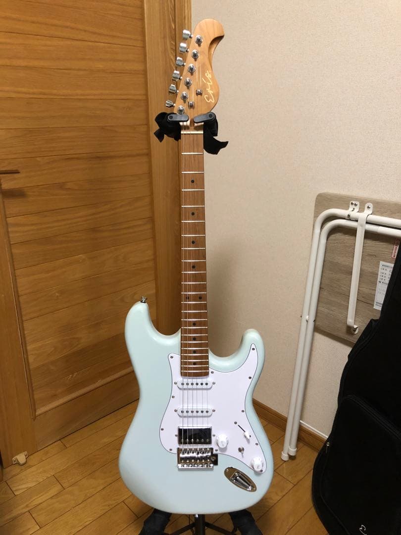 Eris.エレキギター ストラトキャスタータイプ Eris. Nestia all black 【アウトレット】 エレキギター ストラト