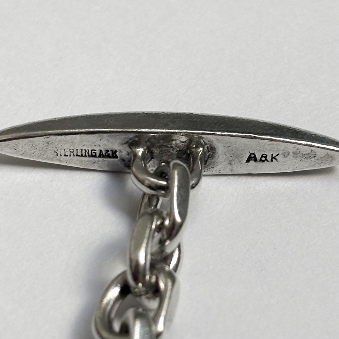 50's \"Aarre＆Krogh\" デンマーク製 アンカーブレスレット 925