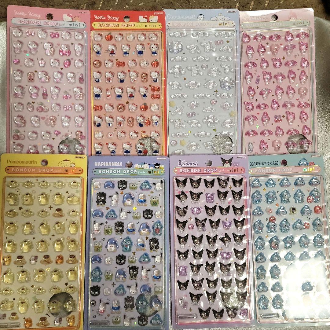 ボンボンドロップシールミニ サンリオ全8種セット 正規品 ボンドロ
