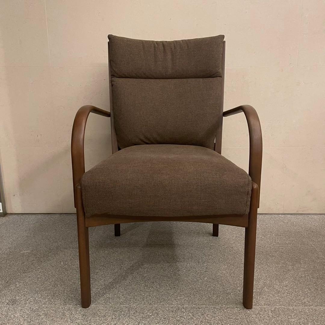 ニトリ ダイニングチェア Nコレクション 肘付き ニトリ（NITORI） 傷・汚れに強いファブリック ダイニングチェア(N