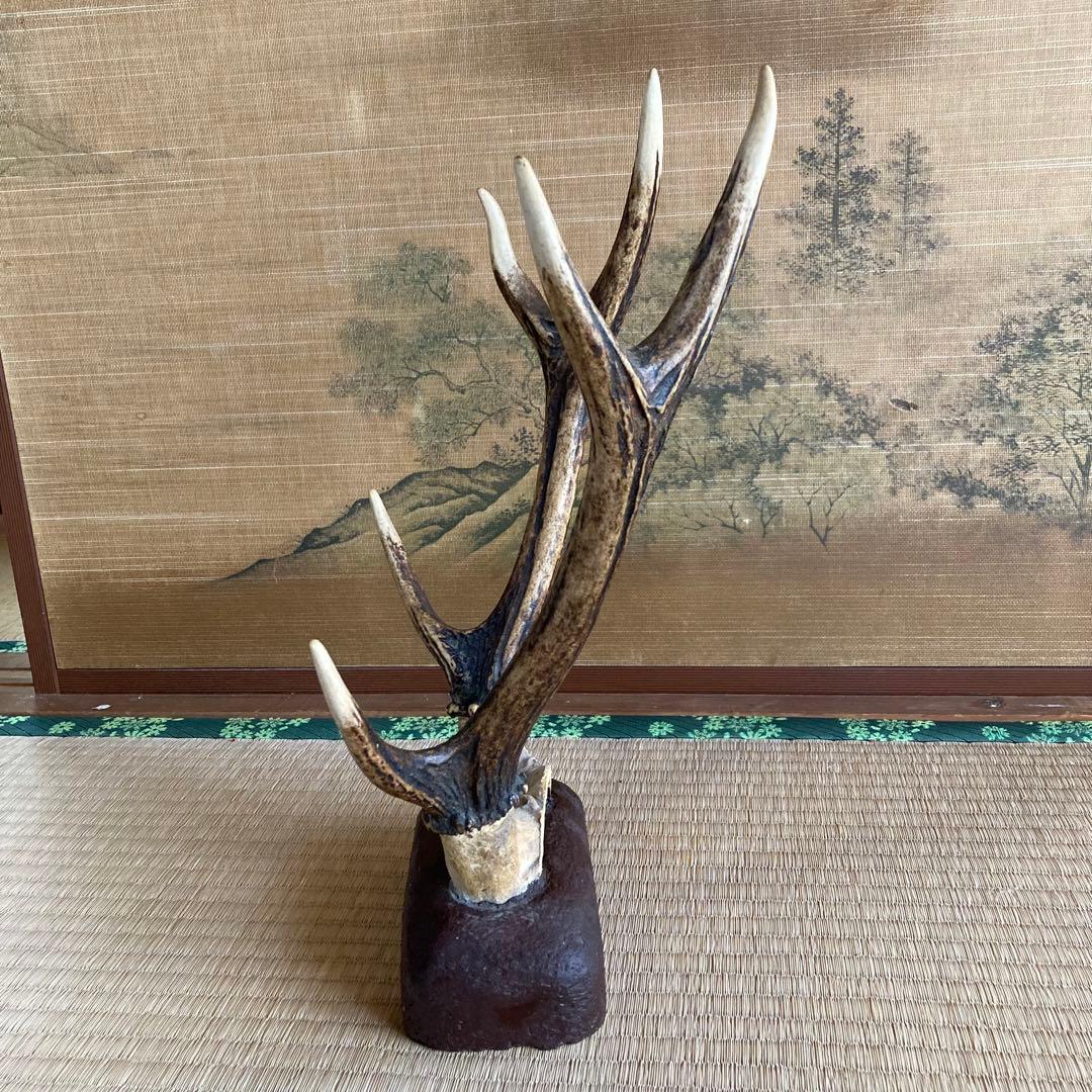 ハンドメイド？ 鹿の角 刀掛け - メルカリ