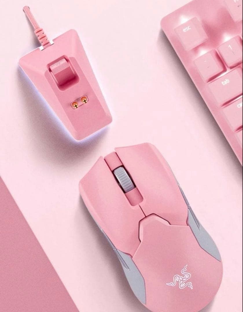 RAZER レーザーVIPER ULTIMATE Quartz Pink マウス Amazon.com: Razer Viper Ultimate Lightweight Wireless Gaming Mouse