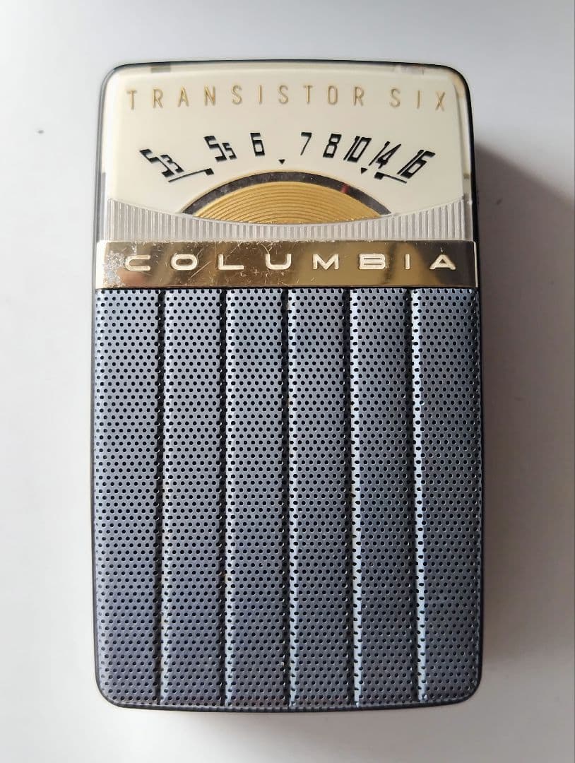 トランジスタラジオ　コロムビア製6石ラジオ　ヴィンテージ品
